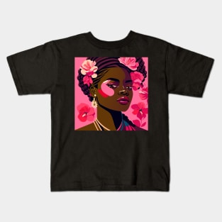 Cayenne flower lady Kids T-Shirt